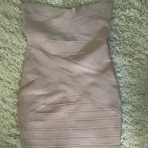 House of CB Nude Bandage Dress - Picture 2 of 3